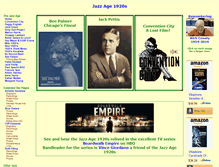 Tablet Screenshot of jazzage1920s.com